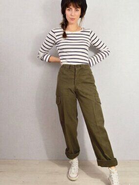 Austrian Military 00s 2005 Fatigue Pants Cargo HEERESEIGENTUM FECSA Utility Y2K